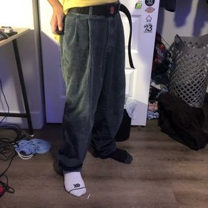 Vintage baggy dockers cords real size 34